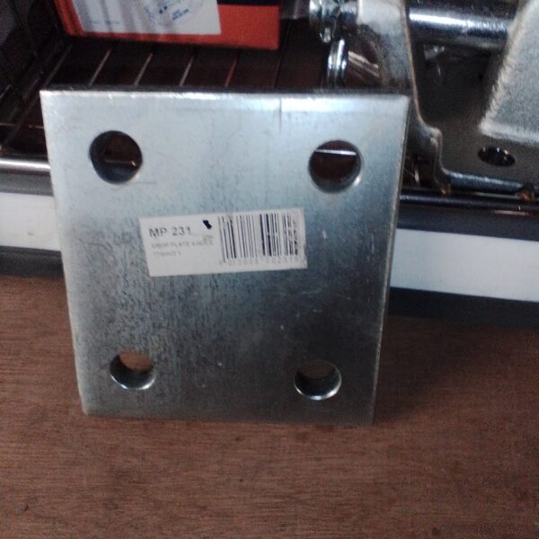 MP231 3" 77mm 4 Hole Drop Plate